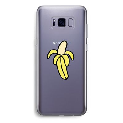Banana: Samsung Galaxy S8 Plus Transparant Hoesje