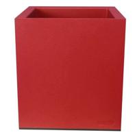 CONTENITORE IN GRANITO 40x40 ROSSO
