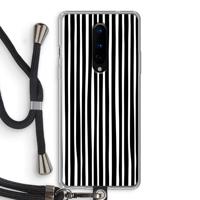 Stripes: OnePlus 8 Transparant Hoesje met koord
