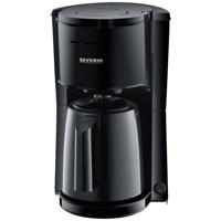 Severin KA 9306 Koffiezetapparaat Zwart Capaciteit koppen: 8 Met thermoskan, Met filterkoffie-functie - thumbnail