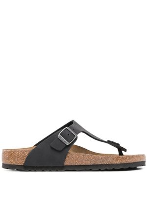 Birkenstock tongs à détail de boucle - Noir