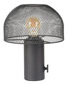 LABEL51 Tafellamp 'Fungo' 29cm, kleur Zwart