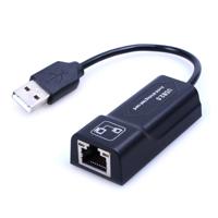 USB naar RJ45 10/100 Mbps Ethernet Adapter USB-netwerk card(Black)