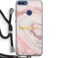 Feminist: Huawei P Smart (2018) Transparant Hoesje met koord