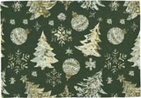 Sander Sander placemat Crystal Tree 35x50 Fb. 02 - Groen Sander Sander placemat Crystal Tree 35x50 Fb. 02 - Groen