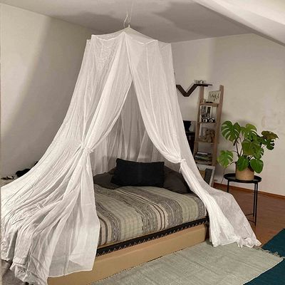 Brettschneider Klamboe Katoen Ronda Bell de Luxe Rond - Omtrek 1300 cm - Hoogte 240 cm