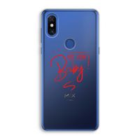 Not Your Baby: Xiaomi Mi Mix 3 Transparant Hoesje
