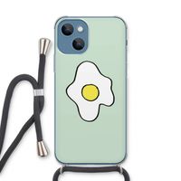 Spiegelei: iPhone 13 Transparant Hoesje met koord
