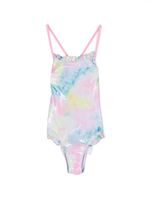 Billieblush maillot de bain à volants - Bleu