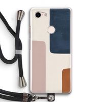 Geo #5: Pixel 3 Transparant Hoesje met koord Geo #5: Pixel 3 Transparant Hoesje met koord