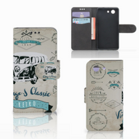 Sony Xperia Z3 Compact Telefoonhoesje met foto Retro VW Bus - thumbnail