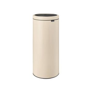 Brabantia Touch Bin Flat Top afvalemmer 30 liter met kunststof binnenemmer - Soft Beige