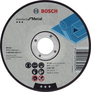 Bosch Accessories A30 S BF 2608603166 Doorslijpschijf recht 125 mm 1 stuk(s) Metaal