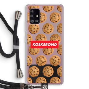 Koekerond: Samsung Galaxy A51 5G Transparant Hoesje met koord