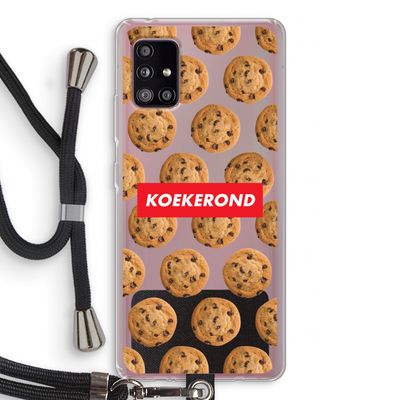 Koekerond: Samsung Galaxy A51 5G Transparant Hoesje met koord