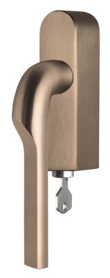 Formani Rivio by Gensler GL100-DKLOCK-O draaikiepgarnituur afsluitbaar rechtsdraaiend - PVD licht brons