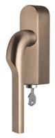 Formani Rivio by Gensler GL100-DKLOCK-O draaikiepgarnituur afsluitbaar rechtsdraaiend - PVD licht brons