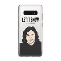 Let It Snow: Samsung Galaxy S10 4G Transparant Hoesje