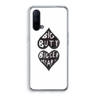 Big butt bigger heart: OnePlus Nord CE 5G Transparant Hoesje