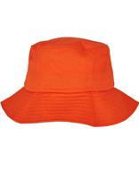 Flexfit FX5003 Flexfit Cotton Twill Bucket Hat - Orange - One Size