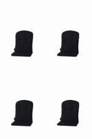 Kussen Kuip hoog 45x96 Panama zwart (4 stuks) Madison - Madison