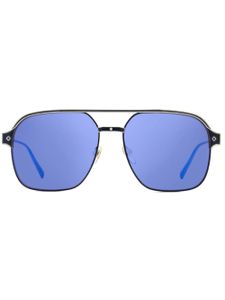 MCM lunettes de soleil MCM 128 à monture pilote - Bleu