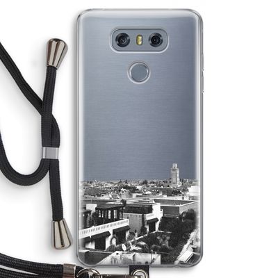 Marrakech Skyline : LG G6 Transparant Hoesje met koord