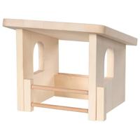 Holztiger houten stal voor dieren