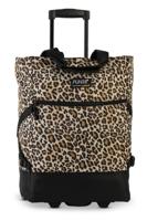 Punta Wheel Trolley Shopper Leopard