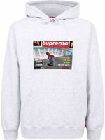 Supreme x Thrasher hoodie 'FW21' à logo imprimé - Gris