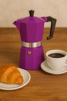 Italiaans koffiezetapparaat - PEZZETTI - ITALEXPRESS - Aluminium - 6 kopjes - Lila