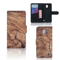 Nokia 1 Plus | Book Style Case | Tree Trunk