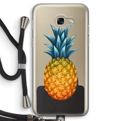 Grote ananas: Samsung Galaxy A5 (2017) Transparant Hoesje met koord
