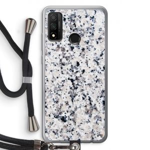 Gespikkelde marmer: Huawei P Smart (2020) Transparant Hoesje met koord