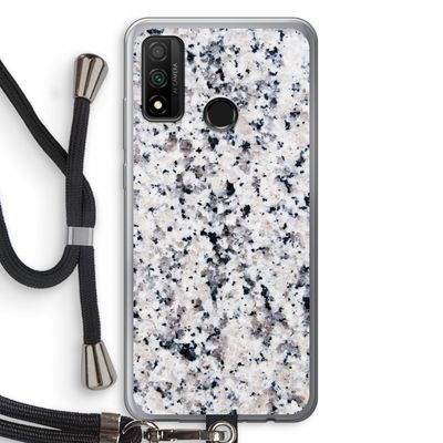 Gespikkelde marmer: Huawei P Smart (2020) Transparant Hoesje met koord