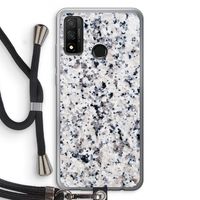 Gespikkelde marmer: Huawei P Smart (2020) Transparant Hoesje met koord