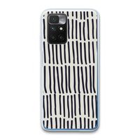 Moroccan stripes: Xiaomi Redmi 10 Transparant Hoesje