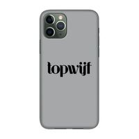 Topwijf Grijs Zwart: Volledig geprint iPhone 11 Pro Hoesje