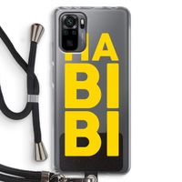 Habibi Majorelle : Xiaomi Redmi Note 10 Pro Transparant Hoesje met koord