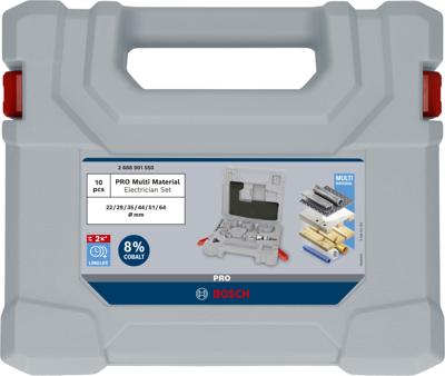 Bosch Accessoires PRO Multi Material Q-Lock adapterset voor gatzagen | 10-delig - 2608901550
