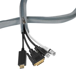LogiLink KAB0073 kabel beschermer Kabelbeheer Grijs