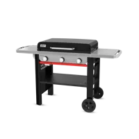 Gasbarbecue plancha pgd 71cm zwart