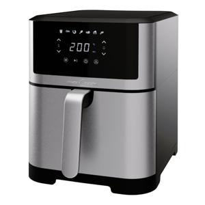 ProfiCook PC-FR 1269 H friteuse Dubbel 8 l Vrijstaand 1800 W Heteluchtfriteuse Zwart, Roestvrijstaal