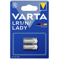 Varta ALKALINE Spec..LR1/N/Lady Bli2 N batterij (lady) Alkaline 850 mAh 1.5 V 2 stuk(s) Varta ALKALINE Spec..LR1/N/Lady Bli2 N batterij (lady) Alkaline 850 mAh 1.5 V 2 stuk(s)