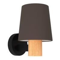 Eglo WandlampjeEdale met bruine kap - 43783