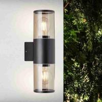 Sergioro Outdoor Applique 2L, Depoli Black, 2x27 20W, bol niet inbegrepen