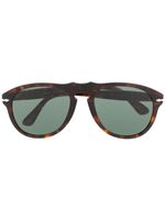 Persol lunettes de soleil à monture aviateur - Marron