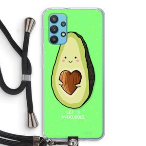 Avocuddle: Samsung Galaxy A32 4G Transparant Hoesje met koord