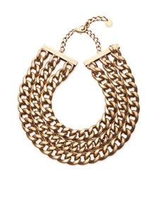 Carolina Herrera collier multi-rangs en maille gourmette - Or