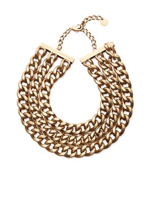 Carolina Herrera collier multi-rangs en maille gourmette - Or